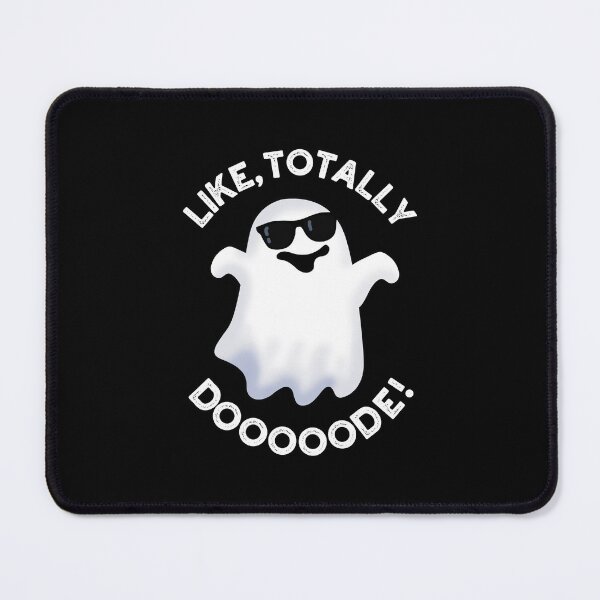 Item preview, Like Totally Doooode Funny Ghost Puns (Dark BG) designed and sold by punnybone.