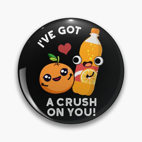 Item preview, I've Got A Crush On You Funny Soda Pop Puns (Dark BG) designed and sold by punnybone.