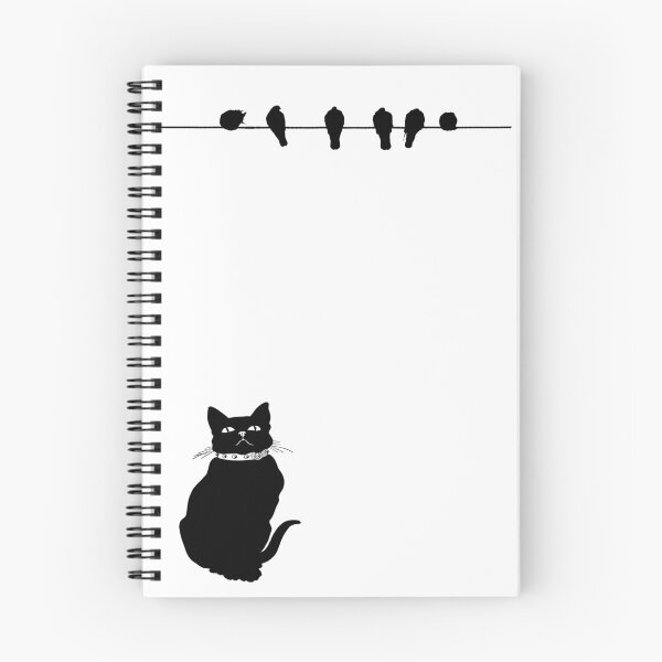 Item preview, CAT WATCHING BIRDS ON HIGHWIRE designed and sold by DomGDesign.