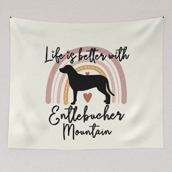 Item preview, Entlebucher Mountain Dog Rainbow Aesthetic Boho designed and sold by rafaeltto.
