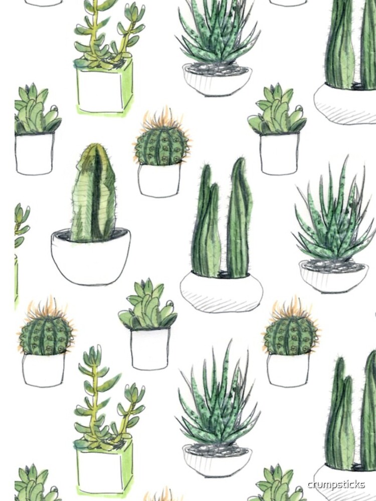 Discover Watercolour cacti & succulents Iphone Case