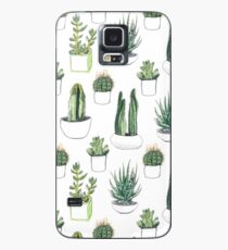 Watercolour cacti & succulents Case/Skin for Samsung Galaxy