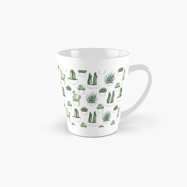 Watercolour cacti & succulents Tall Mug