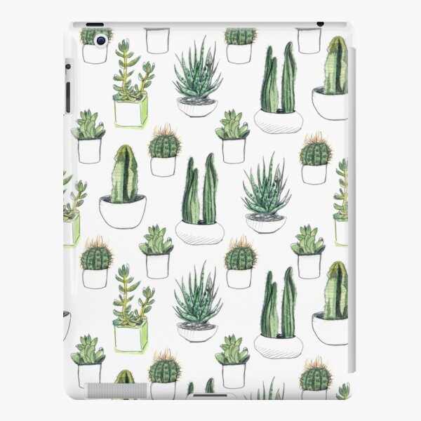 Watercolour cacti & succulents iPad Snap Case