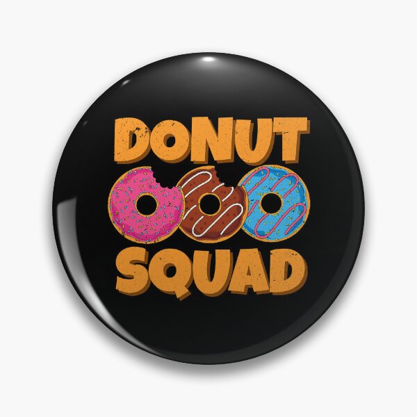 Item preview, Donut Squad Funny Doughnuts Snack Food Sweets Donuts designed and sold by Earthshaker-art.