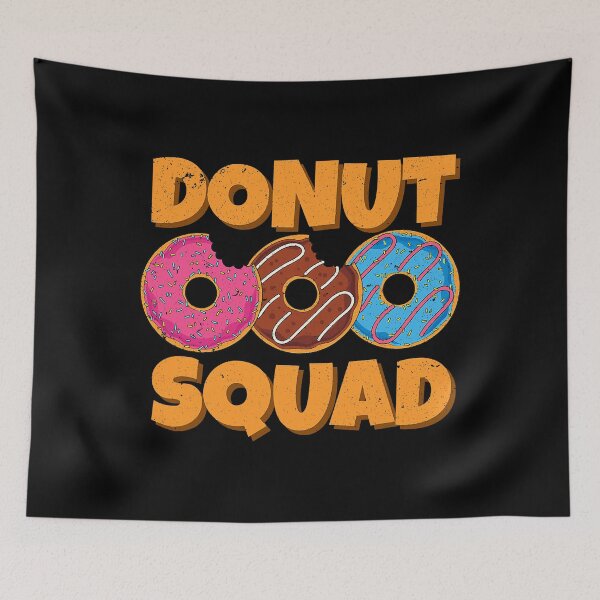 Item preview, Donut Squad Funny Doughnuts Snack Food Sweets Donuts designed and sold by Earthshaker-art.