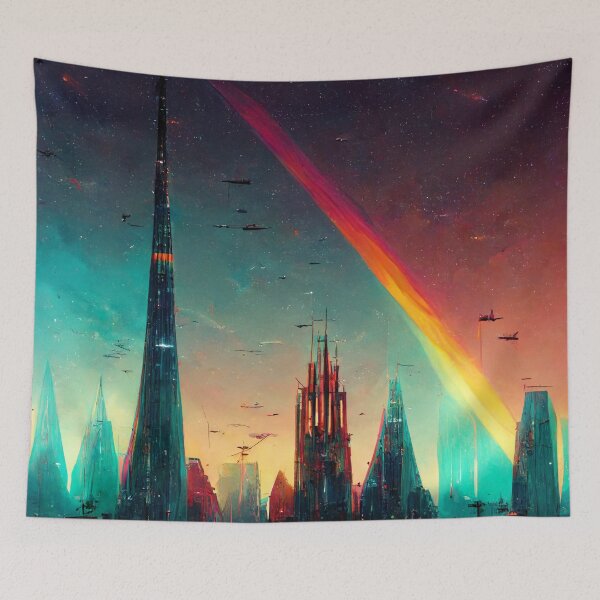 Item preview, Deep Space Metropolis designed and sold by BLADESTEM.