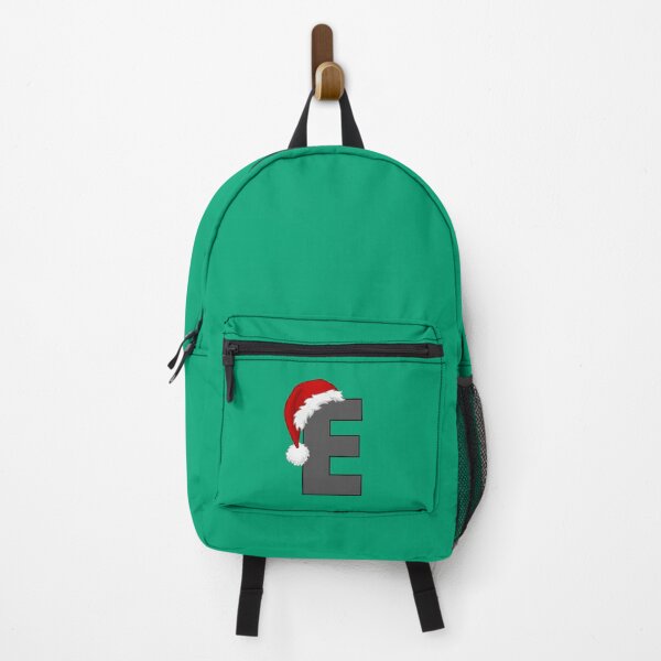 Item preview, Christmas Letter E with Santa Hat designed and sold by Coffee Lifestyle.