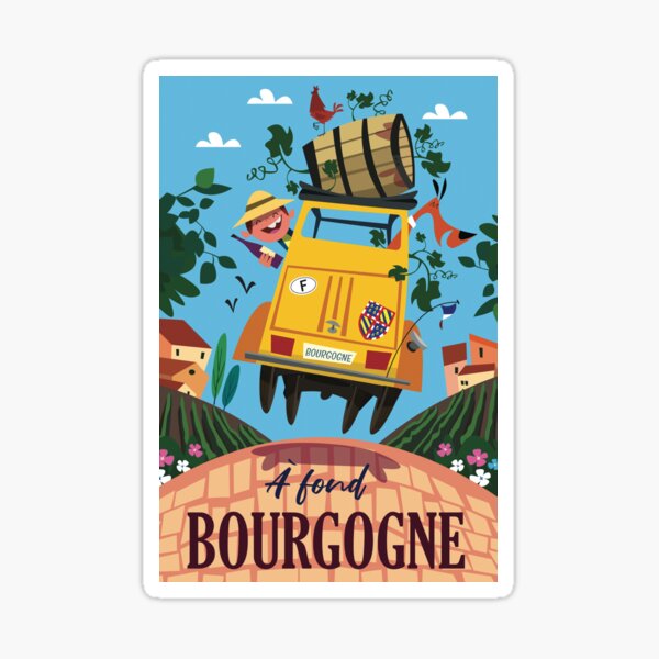 Artikel-Vorschau von Plakat Bourgogne, designt und verkauft von GAGodel.