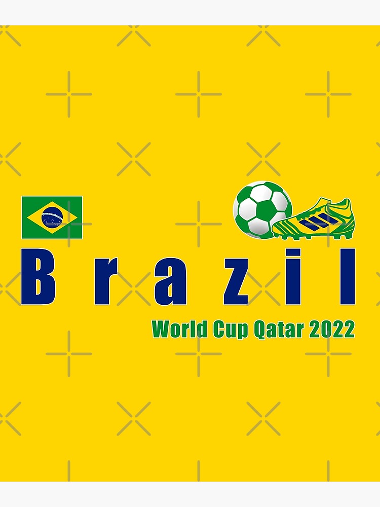 Fifa World Cup 2022 Brazil Poster For Sale By Kenuli Redbubble