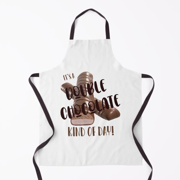 Item preview, It’s a Double Chocolate (LG Text) Kind of Day! White Background designed and sold by PawsitiveMum.