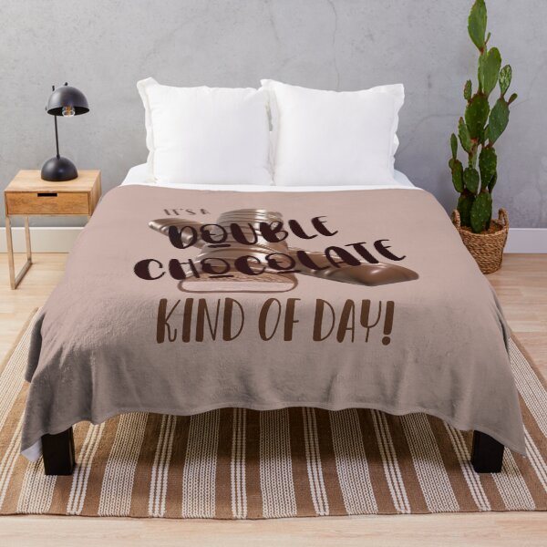 Item preview, It’s a Double Chocolate (LG Text) Kind of Day! designed and sold by PawsitiveMum.