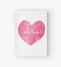 "I am loved!" Great gifts to show love, say thank you, etc.! Hardcover Journal