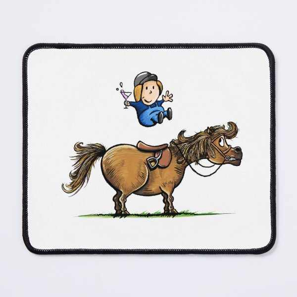 Item preview, Cute Horse and Rider Illustration designed and sold by Rory's Cards :) .
