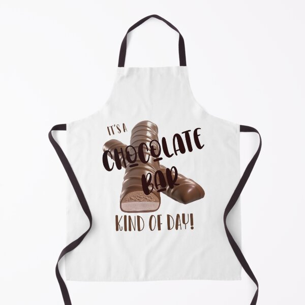 Item preview, It’s a Chocolate Bar (LG Text) Kind of Day! White Background designed and sold by PawsitiveMum.