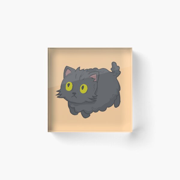 Item preview, Fluffy floaty kitty ghost pattern designed and sold by MamSelle.
