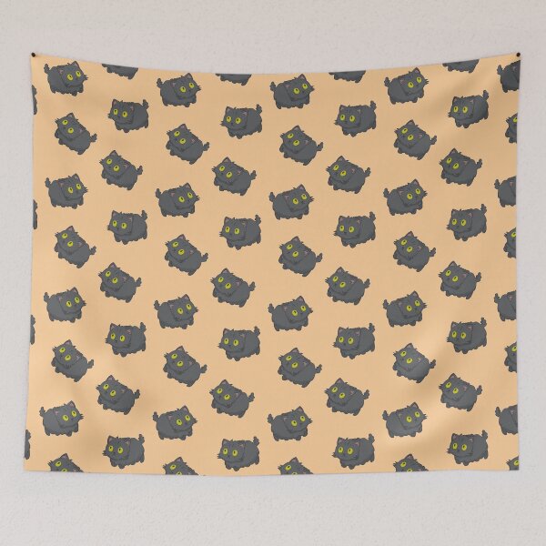 Item preview, Fluffy floaty kitty ghost pattern designed and sold by MamSelle.