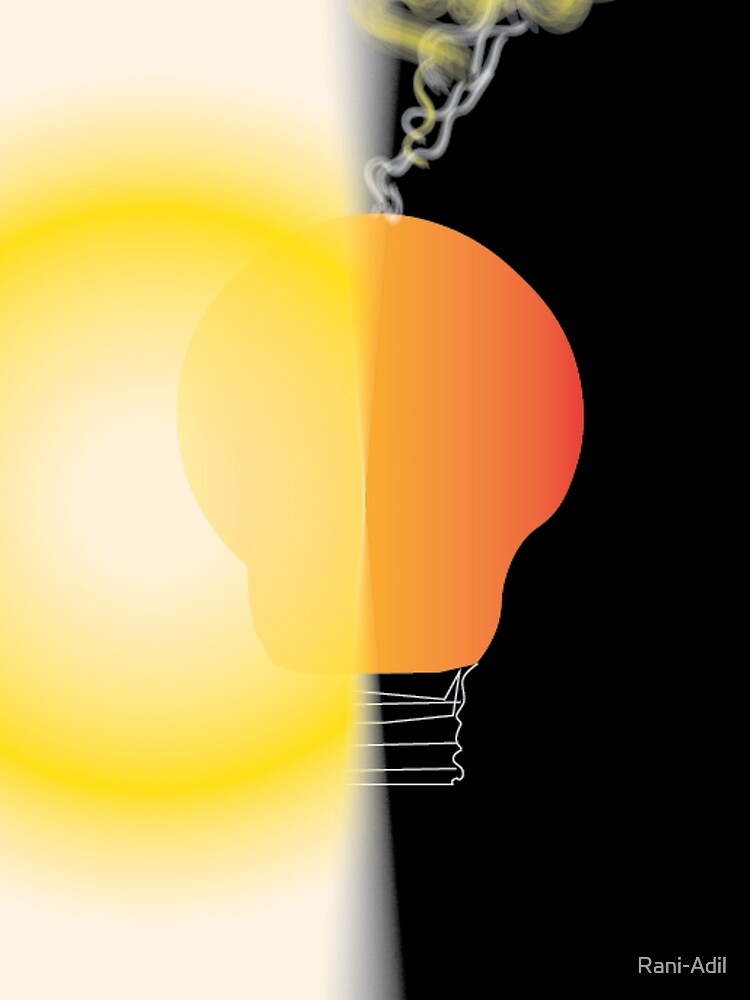 Thumbnail 3 of 3, Scarf, Abstract Bulb designed and sold by Rani-Adil.