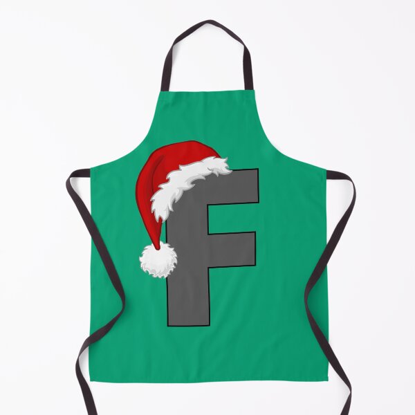 Artikelvorschau, Weihnachtsbuchstabe F mit Weihnachtsmütze entworfen und verkauft von Coffee Lifestyle.