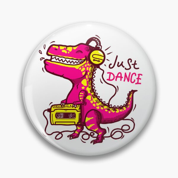 Item preview, Just dance, music, party, dinosaur,dragon, animal, gift, present, mug, cup, t-shirt designed and sold by Elshan Ilyasov.
