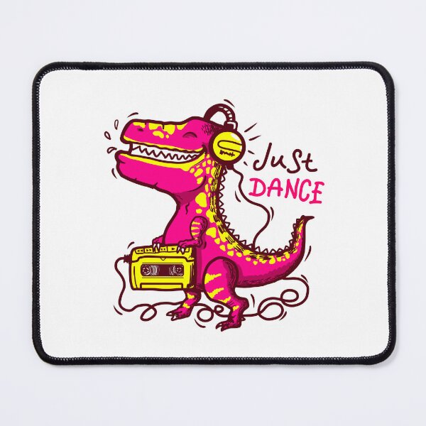 Item preview, Just dance, music, party, dinosaur,dragon, animal, gift, present, mug, cup, t-shirt designed and sold by Elshan Ilyasov.