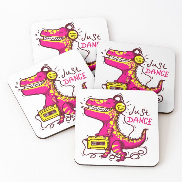 Item preview, Just dance, music, party, dinosaur,dragon, animal, gift, present, mug, cup, t-shirt designed and sold by Elshan Ilyasov.