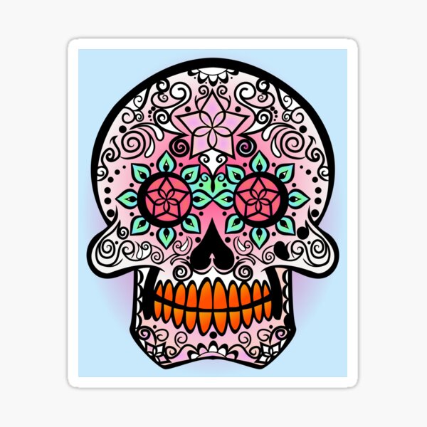 Sugar Skull 39 (Style:2) Sticker