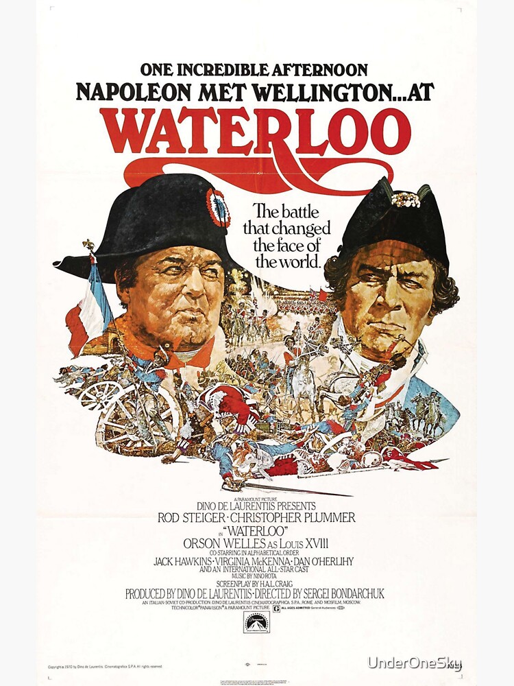 "Waterloo 1970 Movie Poster" Sticker for Sale by UnderOneSky Redbubble