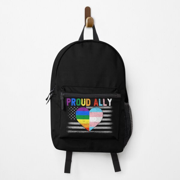 Item preview, Proud Ally LGBTQ Lesbian Gay Bisexual Trans Pan Queer Patriotic Gift designed and sold by Simeon	 Dorelus.