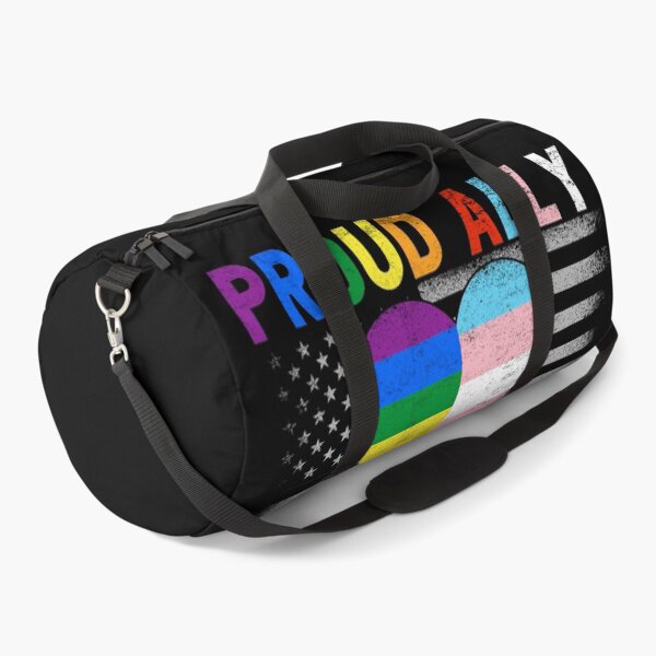 Item preview, Proud Ally LGBTQ Lesbian Gay Bisexual Trans Pan Queer Patriotic Gift designed and sold by Simeon	 Dorelus.
