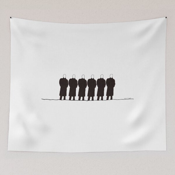 Item preview, A row of men  designed and sold by DaphnaKLaszlo.
