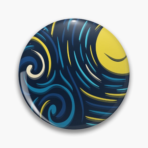 Item preview, Starry Night over the Ocean designed and sold by ArtFactoryAI.
