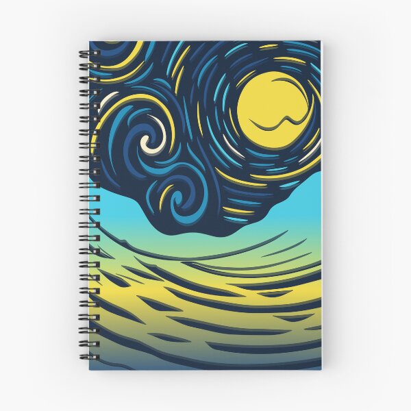 Item preview, Starry Night over the Ocean designed and sold by ArtFactoryAI.