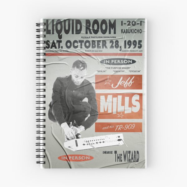 Item preview, Jeff Mills Live at the Liquid Rooms Retro Poster designed and sold by Lick-Design.