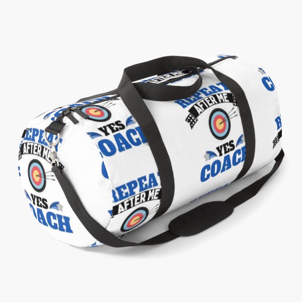 Item preview, Repeat After Me Yes Coach Archery - Blue Black - Funny Sports designed and sold by GymWearDepot.