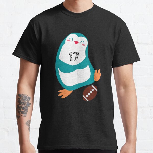 Jaylen Waddle Miami Dolphins Penguin Funny Dance T-Shirt Gift Fans All Size  S