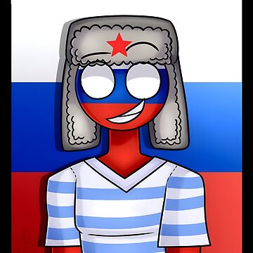 Countryhumans Russia Postcard by splendidshit