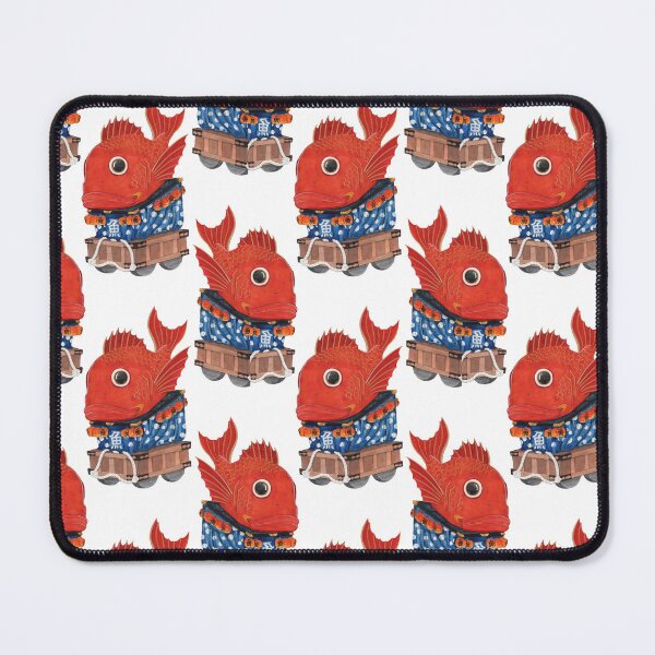 Item preview, Tai, the Red Snapper god of Karatsu Kunchi! (a pattern) designed and sold by tinywonder.