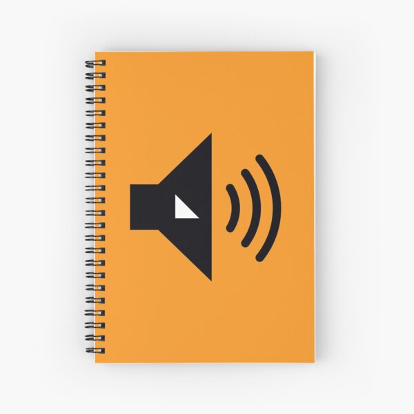 The Volume Button - Wolves Fancast Spiral Notebook