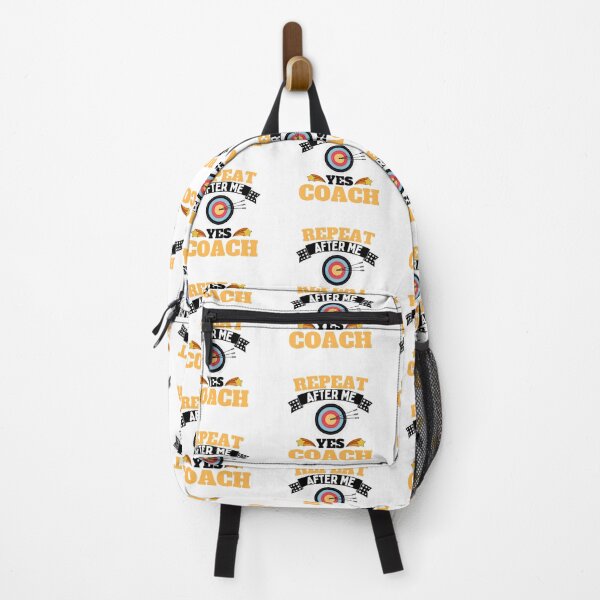 Item preview, Repeat After Me Yes Coach Archery - Yellow Black - Funny Sports designed and sold by GymWearDepot.