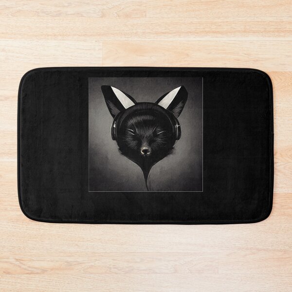 Item preview, Fox-with-headphones.-Classic designed and sold by SandraStee89.
