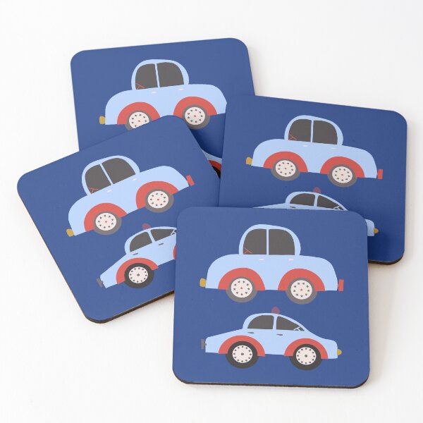 Item preview, Little blue cars designed and sold by FrancesPoff.