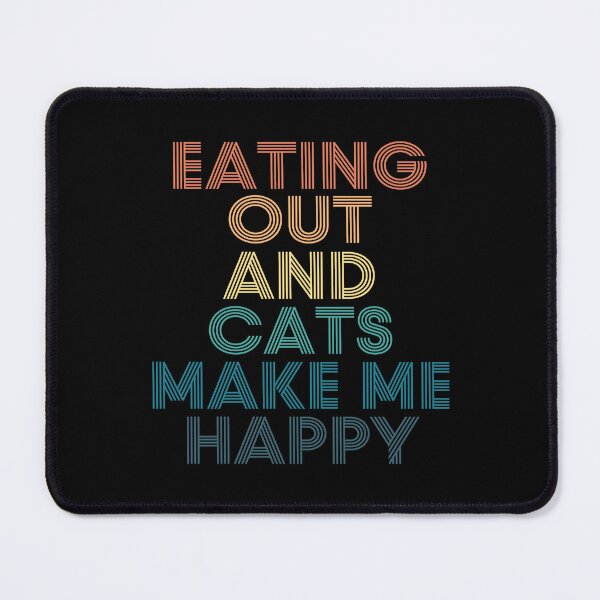 Item preview, Eating Out And Cats Make Me Happy designed and sold by kindxinn.