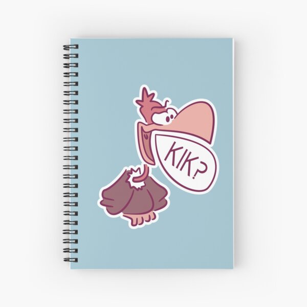 Kik Spiral Notebooks Redbubble