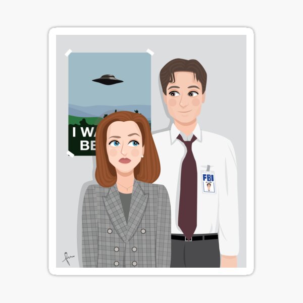 Expediente X - Piloto Pegatina
