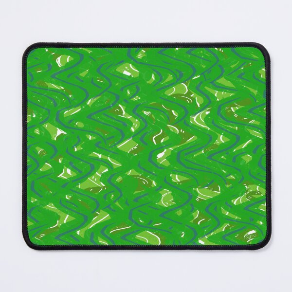 Item preview, Abstract green wavy lines designed and sold by calibrit.