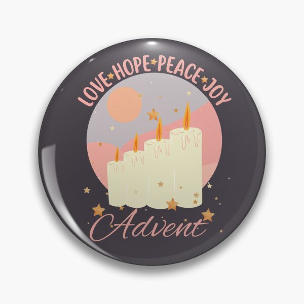 Item preview, Love Hope Peace Joy Christmas Advent Candles designed and sold by SunfullyYours.