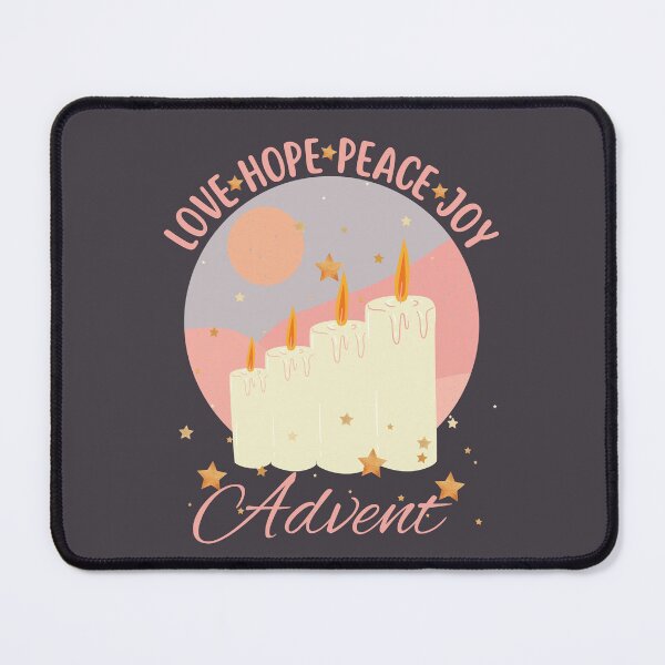 Item preview, Love Hope Peace Joy Christmas Advent Candles designed and sold by SunfullyYours.