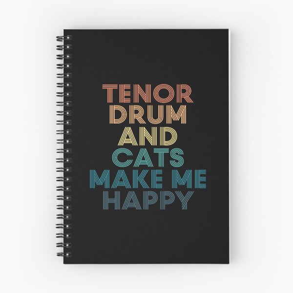 Item preview, Tenor drum And Cats Make Me Happy designed and sold by kindxinn.