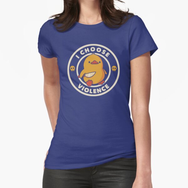 Item preview,  I Choose Violence Funny Duck by Tobe Fonseca designed and sold by Tobe Fonseca®.